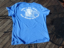 Load image into Gallery viewer, Women’s V-neck T-Shirt in Sky Blue
