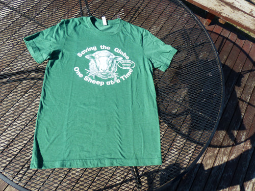 Men’s T-shirt in Heather Grass Green